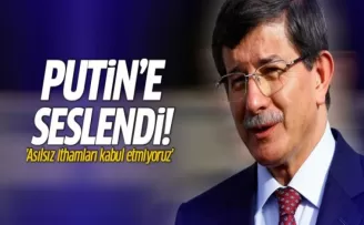Davutoğlu Putin'e Bakü'den seslendi