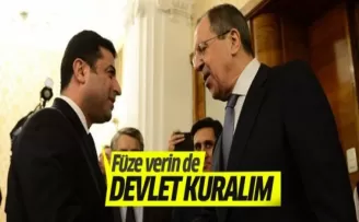 Demirtaş Lavrov'dan füze talep etmiş!