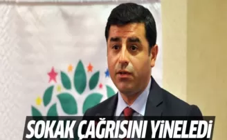 Demirtaş sokak çağrısını yineledi