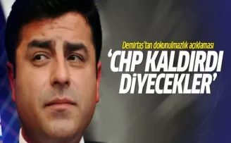 Demirtaş'tan CHP'ye dokunulmazlık çağrısı!