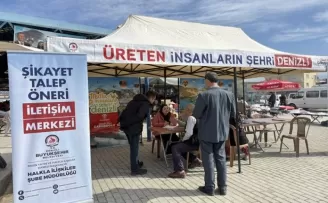 Denizli Büyükşehir pazaryerlerinde halkın nabzını tutuyor