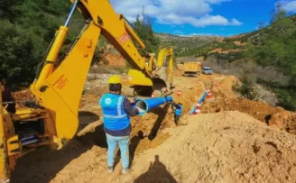 Denizli Çal’da içme suyu hattı yenilendi