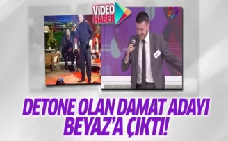 Denote olan damat adayı Beyaz Show'a çıktı