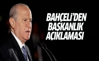 Devlet Bahçeli'den Başkanlık için yeşil ışık
