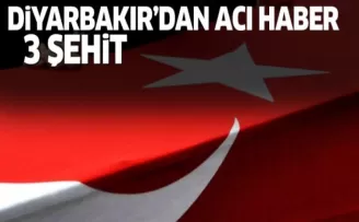 Diyarbakır'da çatışma: 3 asker şehit