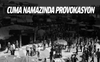 Diyarbakır’da  cuma namazında provokasyon!