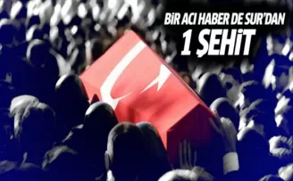 Diyarbakır'ın Sur ilçesinde 1 asker şehit oldu