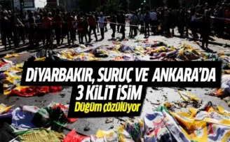 Diyarbakır, Suruç ve Ankara’da 3 kilit isim