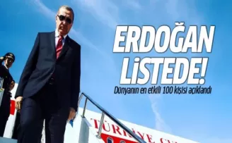 Dünyanın En Etkili 100 Kişisinden Biri Cumhurbaşkanı Erdoğan