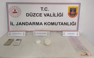 Düzce’de 405 gram metamfetamin ele geçirildi