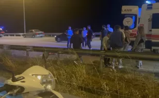 Düzce’de motosikletli kurye kaza kurbanı