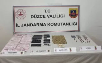 Düzce’de sahte altın dolandırıcılığı: 4 gözaltı