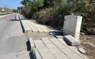 Düzce’de yeni kaldırım plansızlık kurbanı!