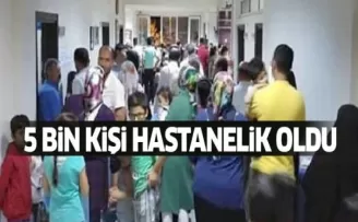 Elbistan'da 5 bin kişi zehirlendi!