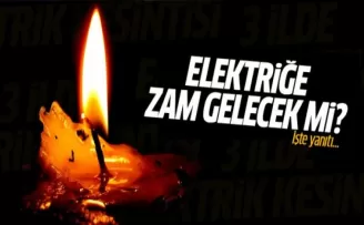 Elektriğe zam gelecek mi?