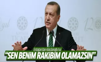 Erdoğan'dan Kılıçdaroğlu'na: Sen benim rakibim olamazsın