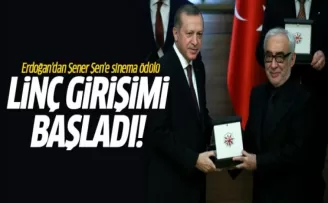 Erdoğan'dan Şener Şen'e sinema ödülü! Sosyal medyadan linç girişimi