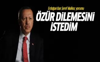 Erdoğan'dan Şeref Malkoç yorumu