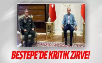 Erdoğan Hulusi Akar ile görüştü