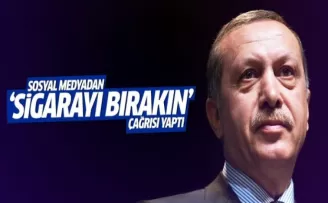 Erdoğan sosyal medyadan 'sigarayı bırakma' çağrısı yaptı