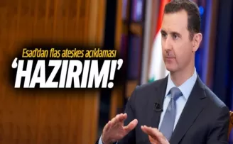Esad'dan flaş açıklama: 'Ateşkese hazırım'
