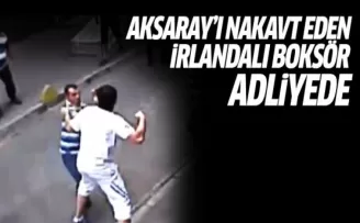 Esnafla girdiği kavgada tanınan İrlandalı boksör adliyede