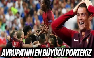 EURO 2016'nın kazananı Portekiz oldu