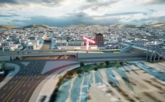 Eyyübiye Köprülü Kavşağı’nda hummalı çalışma