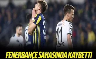 Fenerbahçe sahasında kaybetti