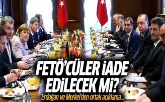 FETÖ'cüler iade edilecek mi? Merkel açıkladı