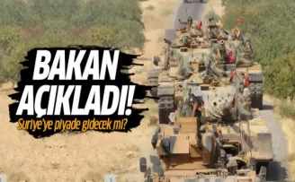 Fikri Işık'tan açıklama! Suriye'ye piyade gidecek mi?