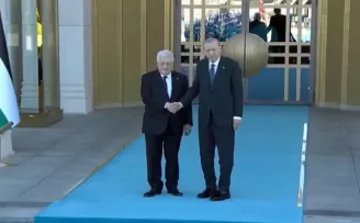 Filistin Devlet Başkanı Mahmud Abbas Başkent’te