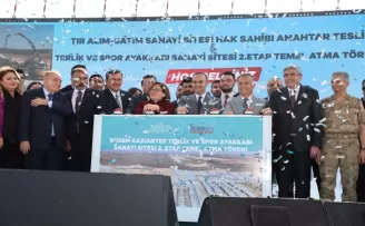 Gaziantep BÜSEM’de yeni iş yerlerinde anahtar töreni