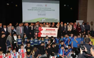 Gaziantep’te 115 amatör spor kulübüne 14 milyon lira destek