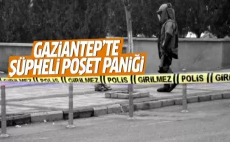 Gaziantep'te şüpheli poşet alarmı!