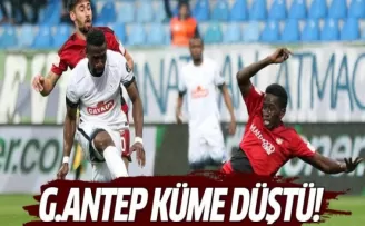 Gaziantepspor küme düştü