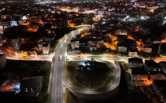Gebze Eskihisar Feribot Yolu ışıl ışıl