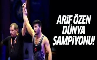 Genç Güreşçi Arif Özen Dünya Şampiyonu