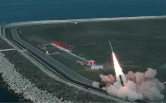 Güçlü, hızlı ve hırçın atışla tam isabet! Tayfun, üçüncü testten geçti