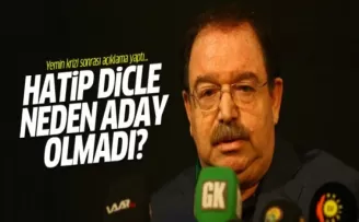 Hatip Dicle'den 'neden aday olmadım' açıklaması