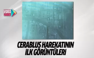 Hava harekatından ilk görüntüler