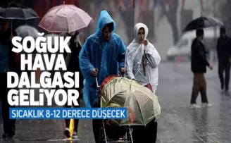 Hava sıcaklığı 8-12 derece azalacak