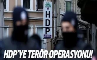HDP'ye terör operasyonu: 45 gözaltı