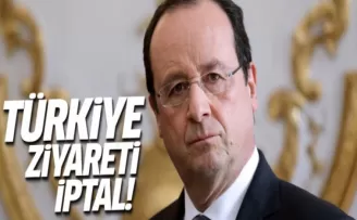 Hollande'ın G20 için yapacağı Türkiye ziyareti iptal!