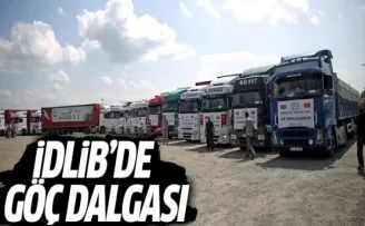 İdlib'de Göç Dalgası
