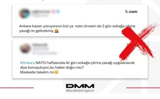 İletişim’den “Ankara’da sokağa çıkma yasağı” iddialarına yalanlama