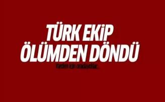 İMKANDER ekibi Halep'te ölümden döndü