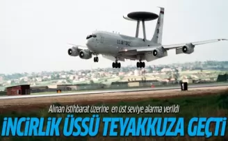 İncirlik üssünde kırmızı alarm!