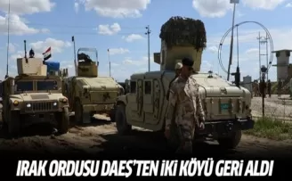 Irak ordusu 2 köyü DAEŞ'tan kurtardı