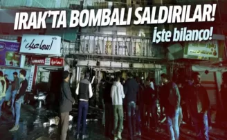 Irak'ta bombalı saldırılar! 52 Ölü!